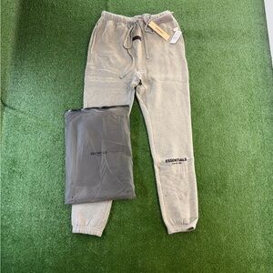 ESSENTIALS FEAR OF GOD "Dark Oatmeal" SweatPants Size Small